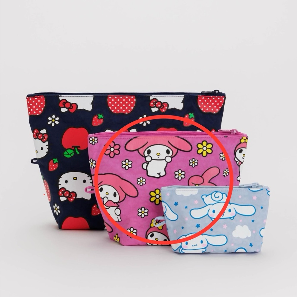 BAGGU Go Pouch Set Hello Kitty and Friends (Medium)